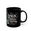 Father&#39;s Flowers Black Mug (11oz, 15oz)