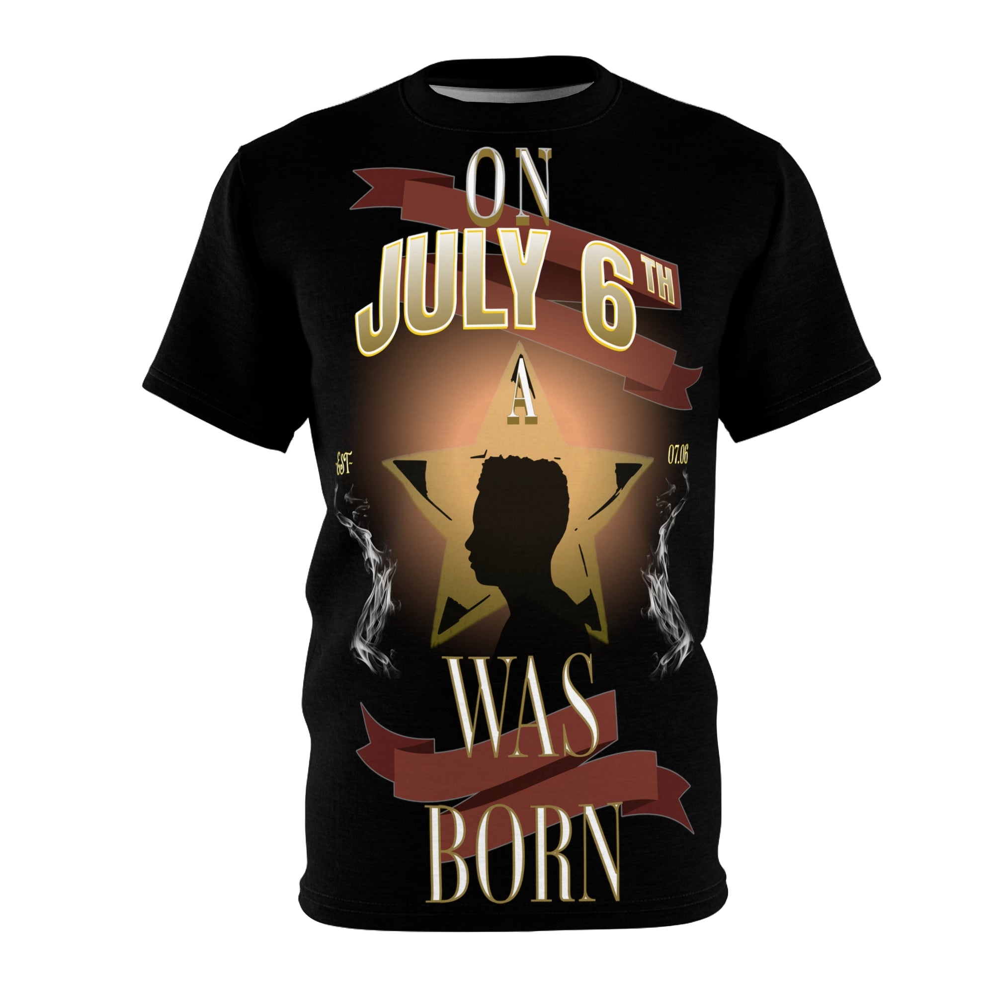 July Star Unisex Cut & Sew Tee