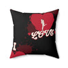 I Love, Love Square Pillow