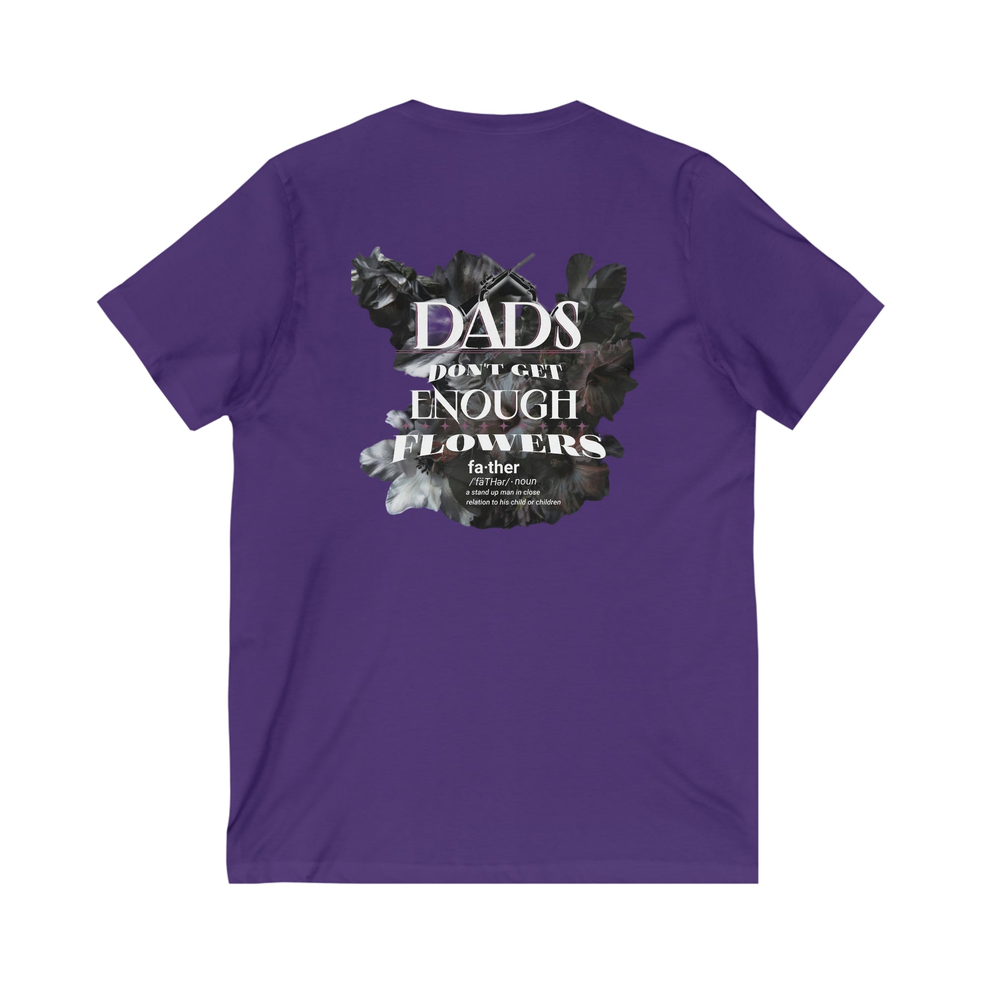 Father's Flowers V-Neck Tee