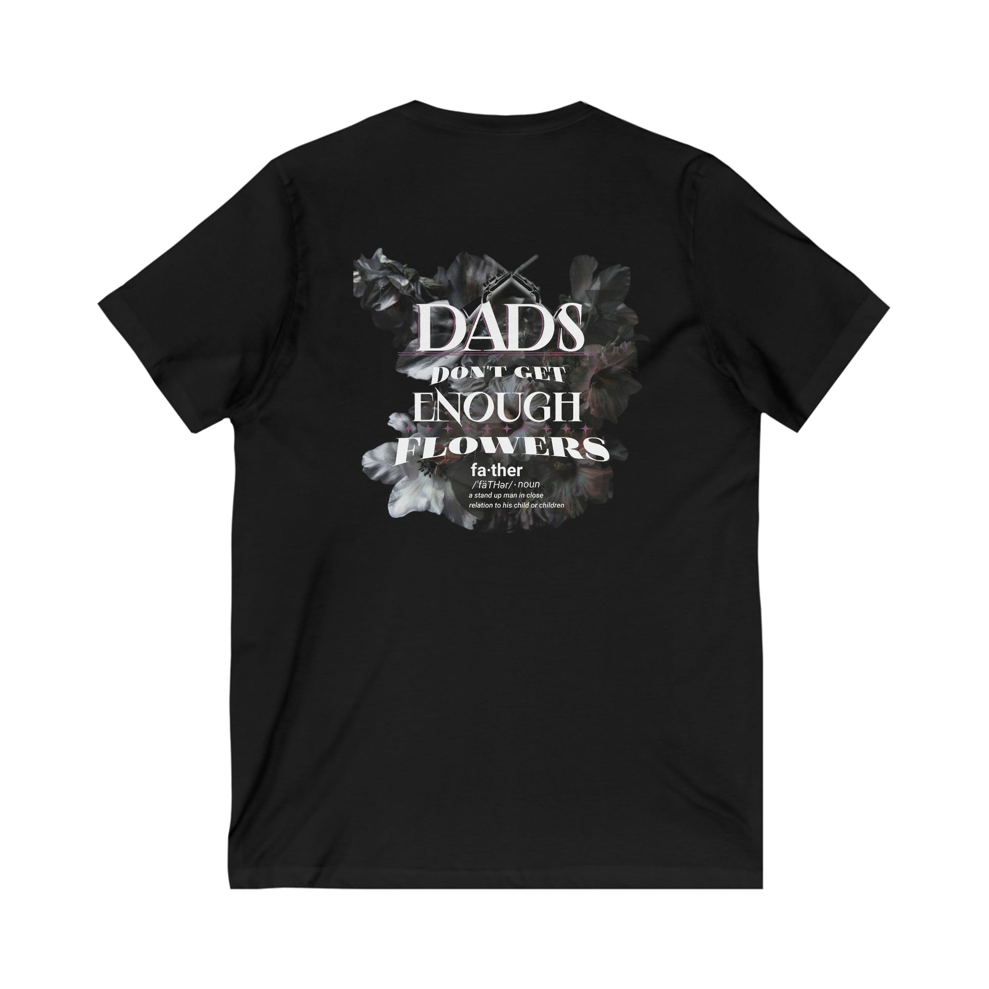 Father's Flowers V-Neck Tee