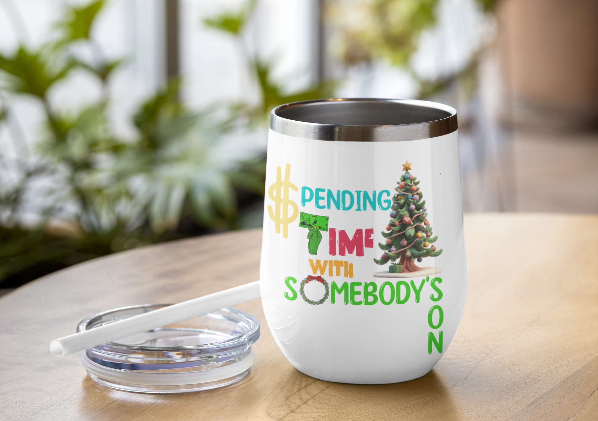 "Spending Time" Chill Wine Tumbler